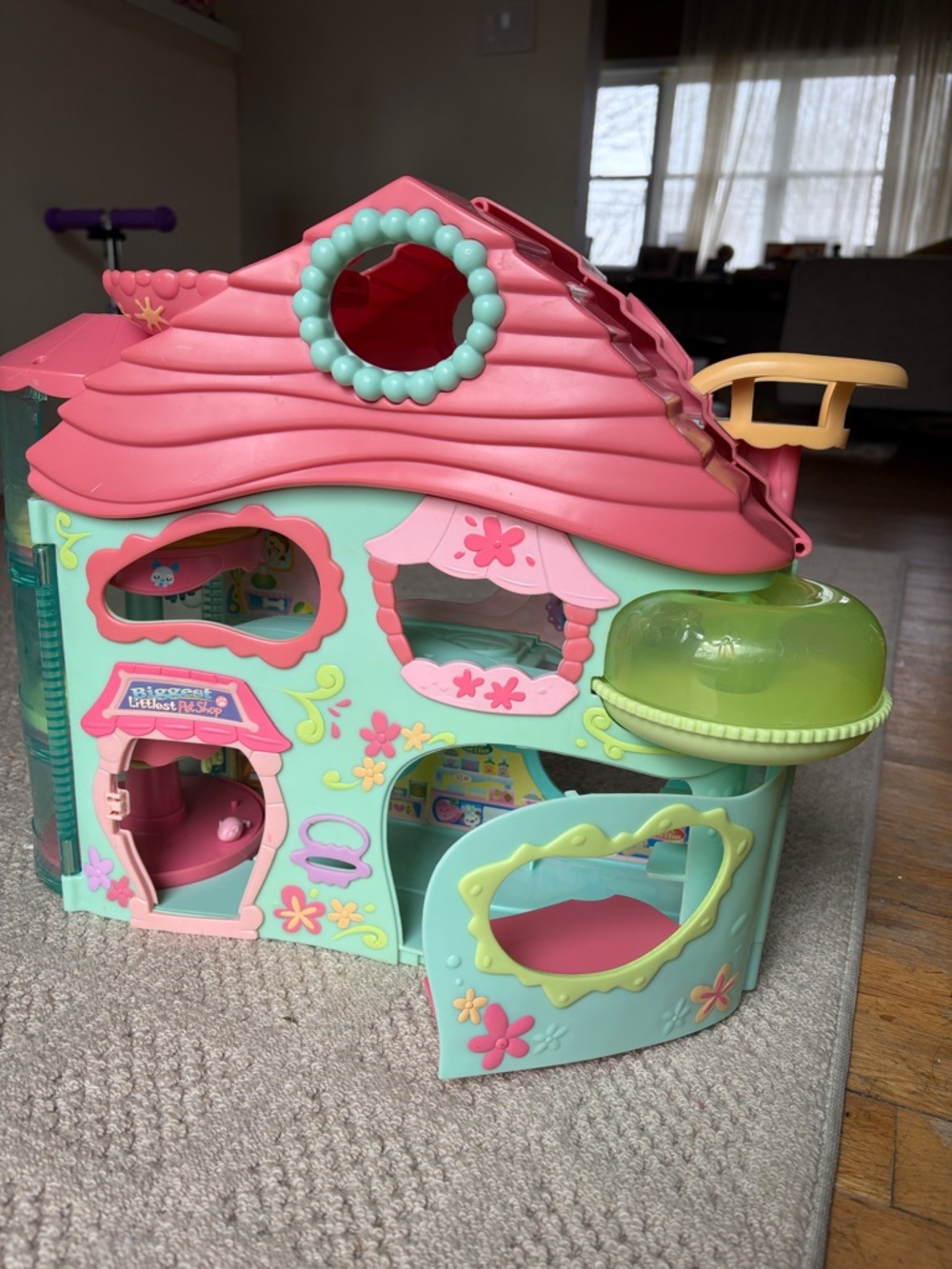 Littlest Pet Shop House Biggest Littlest Pet Playset Foldable Hasbro 2005
